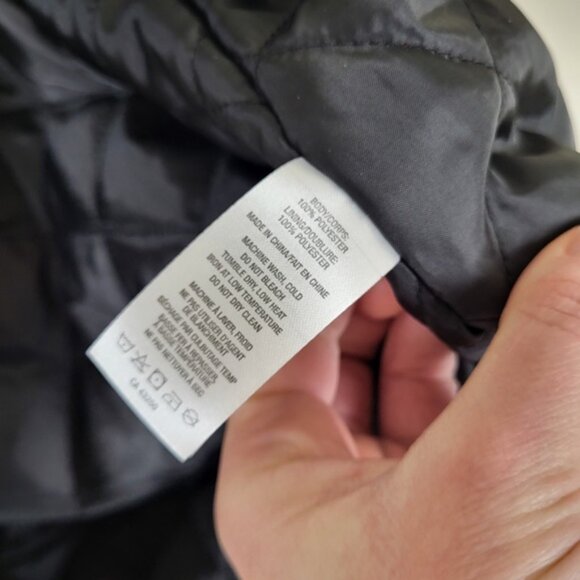 NWT Johnnies Jeans Lumber Jacket Plaid oversized large hoodie hooded - Picture 7 of 8